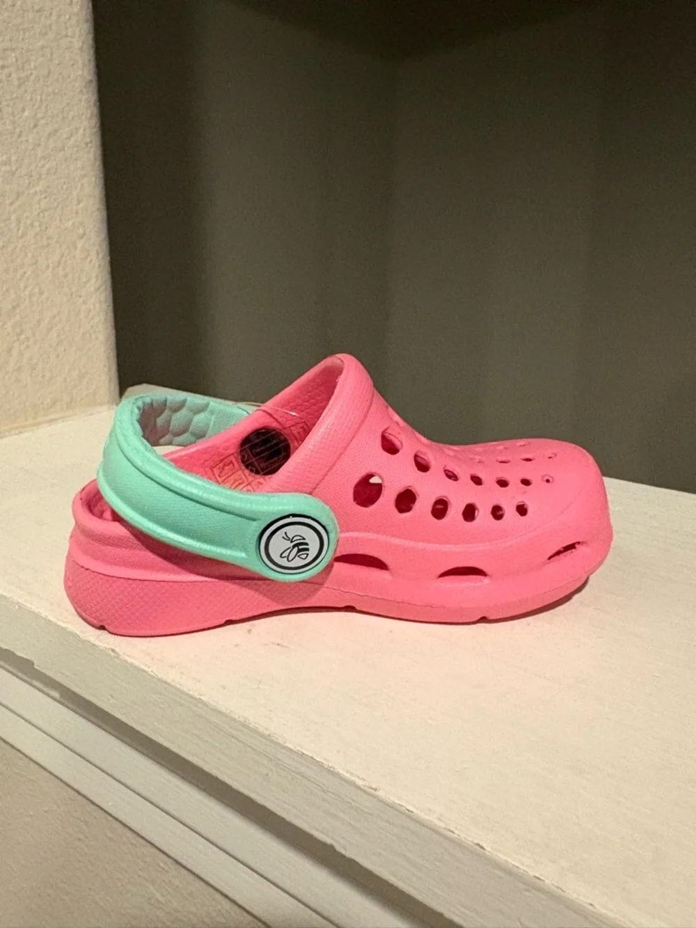 JOYBEES Harper Pink Mint Active Clog Water Shoe Girls Toddler Infant Size 4 / 5
